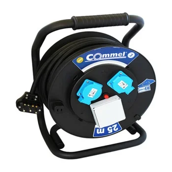 Kabl sa motalicom na PVC bubnju 320mm šuko trofazni 40m Commel C0935 Kabl sa motalicom na PVC bubnju 320mm šuko trofazni 40m Commel C0935